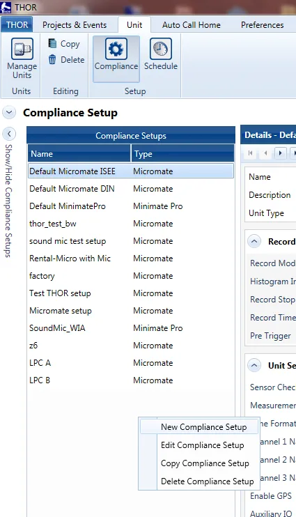Add Compliance Setup